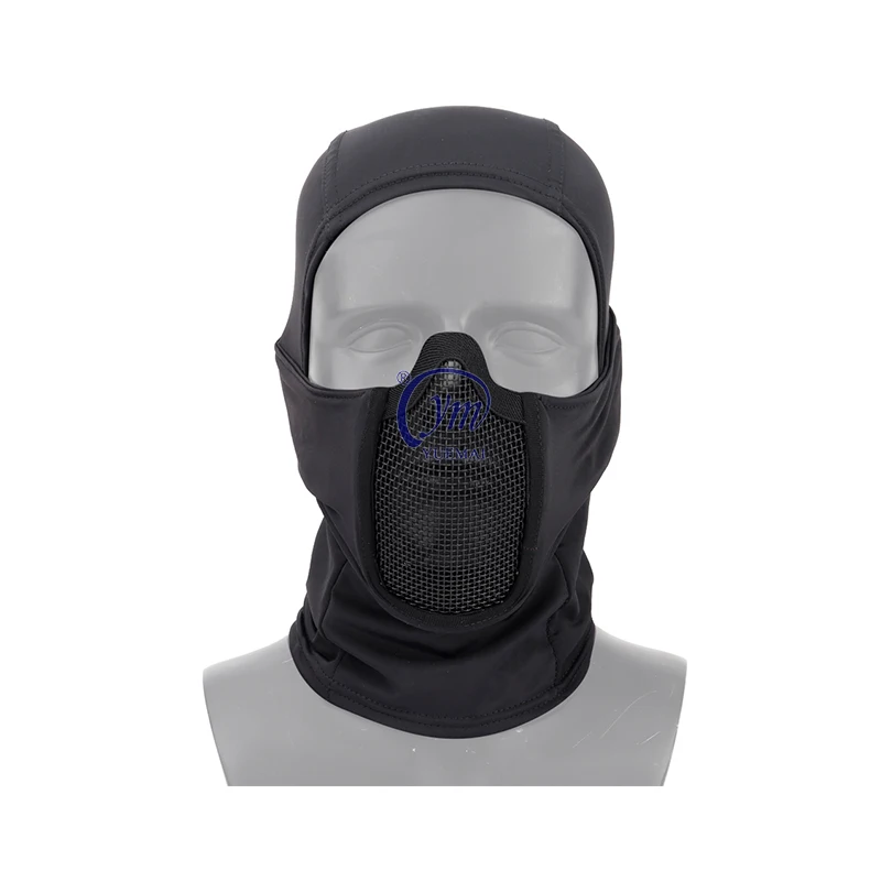 Ninja Tactical Mask with Full Face Protection for Outdoor Balaclava Mesh Mask
