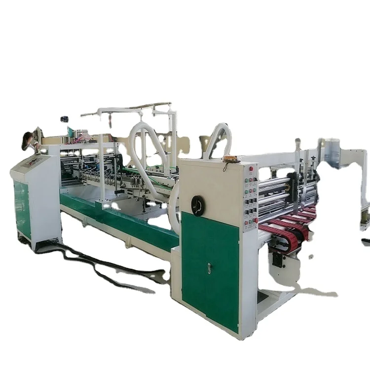 folder and gluer with braille embosser machine