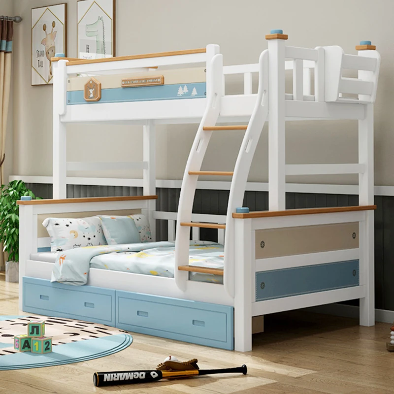 factory prices cheap children bunk bed with ladders for home furniture bedroom furniture CEKB004