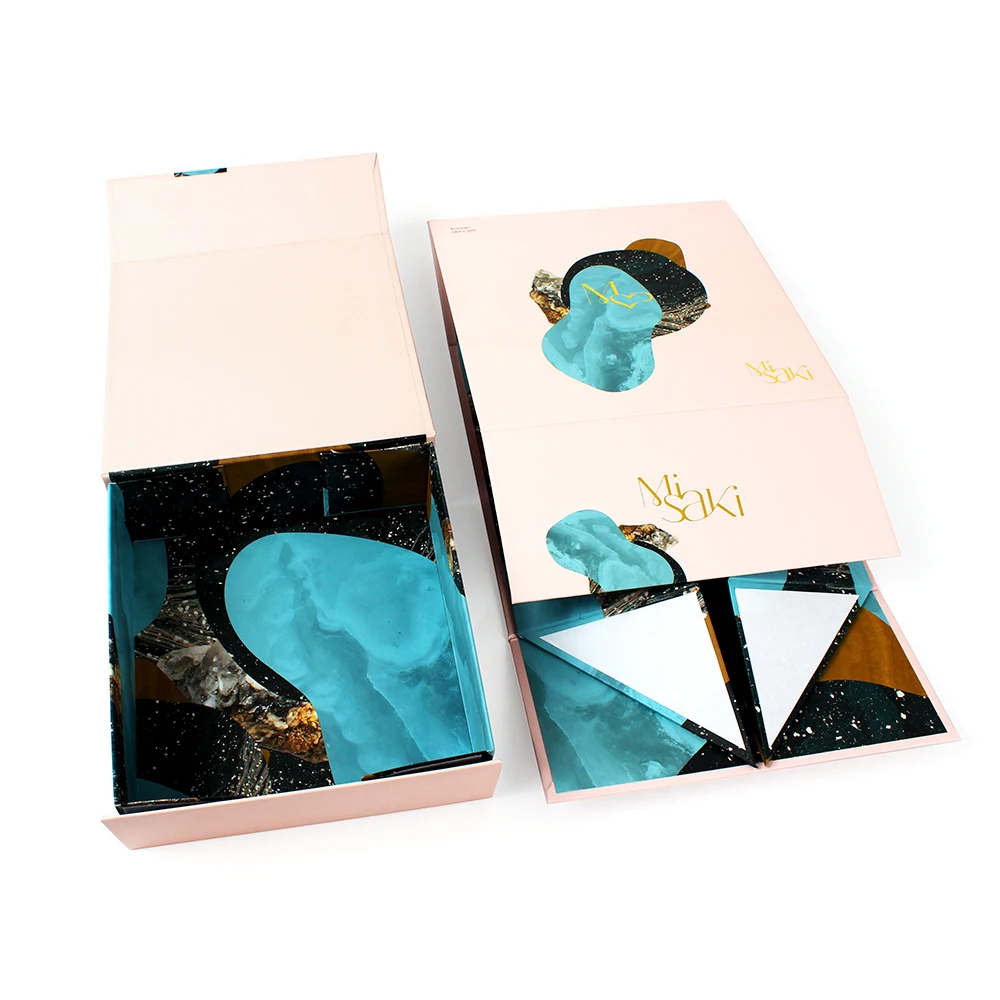 Yilucai Custom Luxury New Design Beauty Cosmetic Folding Shipping Packaging Gift Box
