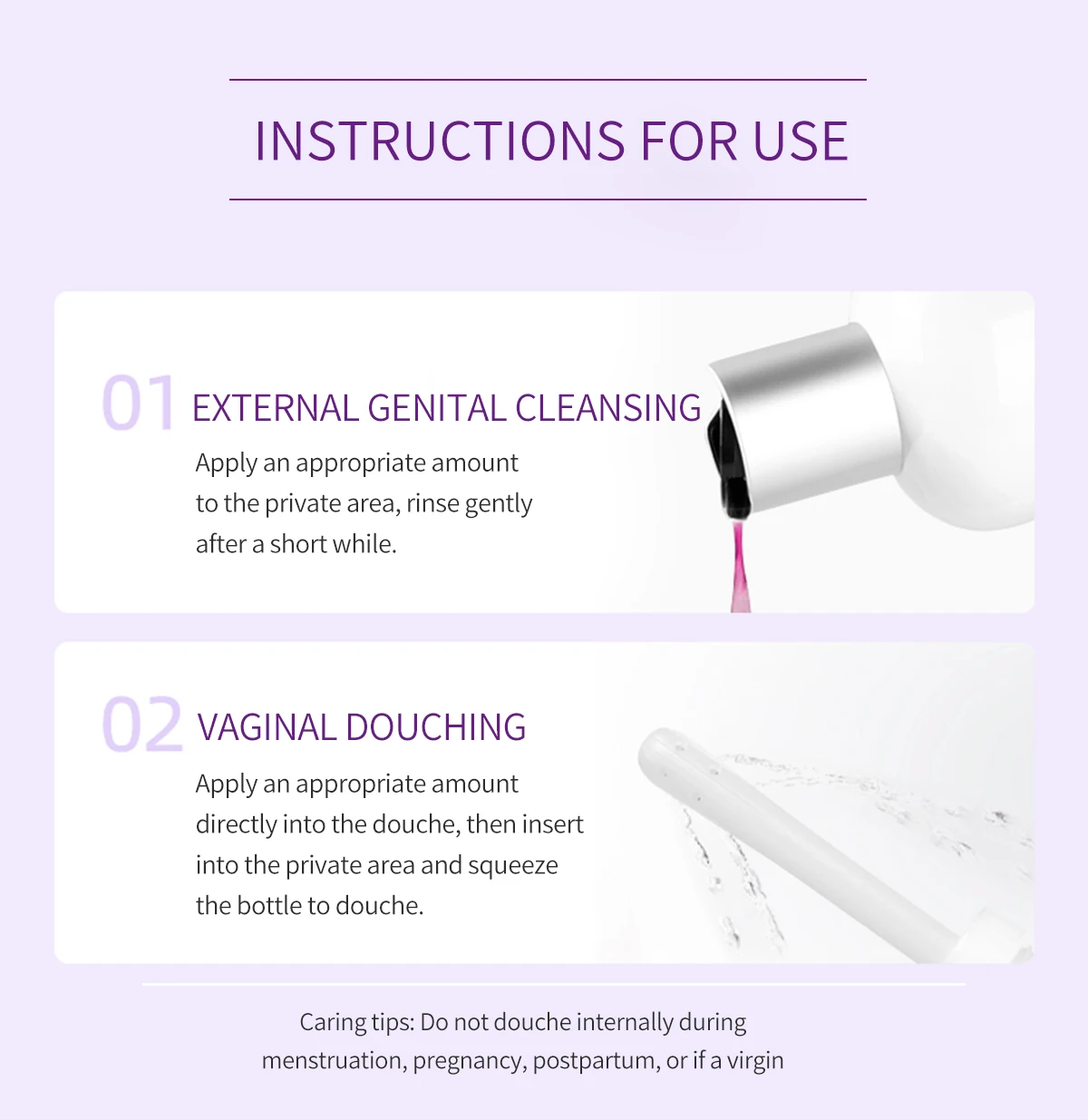 other feminine hygiene products Anti-hpv biological yoni intimate wash products for Women Feminine vulvas