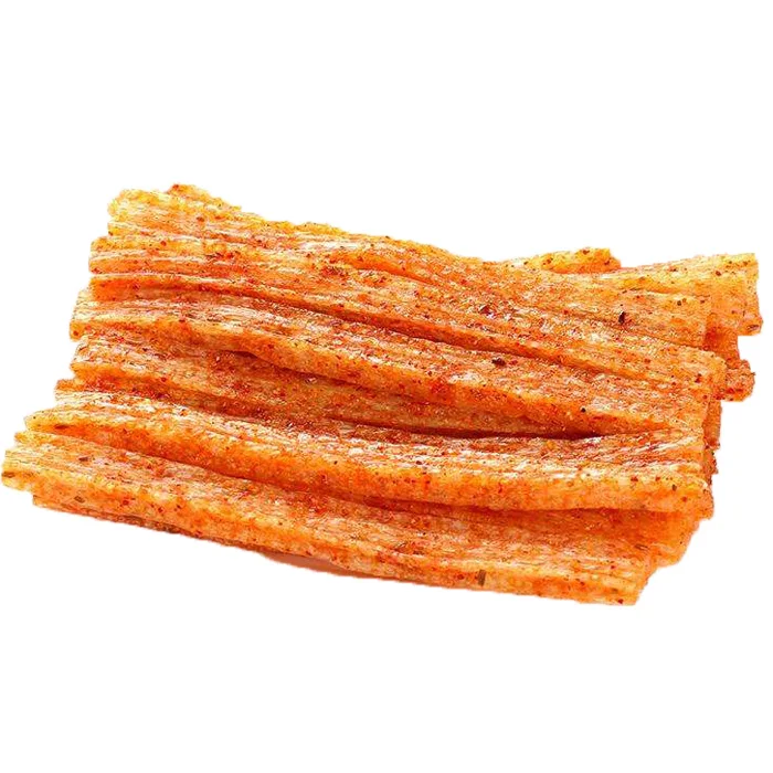Popular Chinese Hot Spicy Latiao Gluten Grain Snacks Exotic Asian Spicy Strip Snacks Latiao