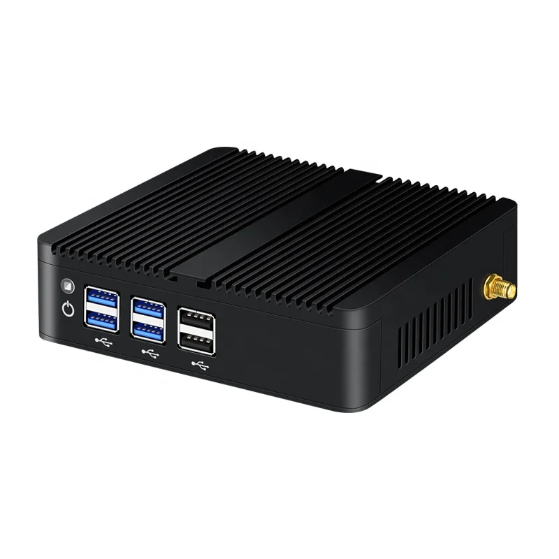 Hot sale In-tel Ce-leron Processor i5 4200U i7 4500U desktop computer box win10 8GB Ram mSATA  Fanless embedded  mini PC