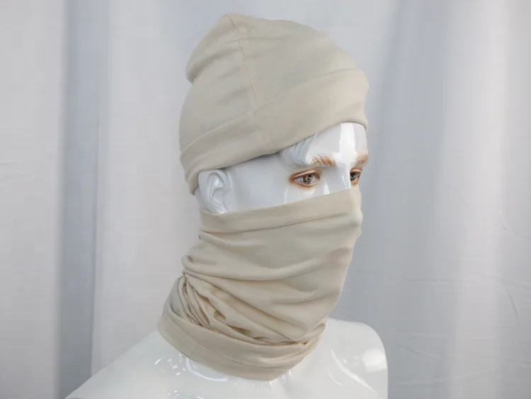 100% Merino Wool Fabric Custom Sublimated Tie Dye Knitted Beanie Hat Custom Sublimation Tie Dye Beanie