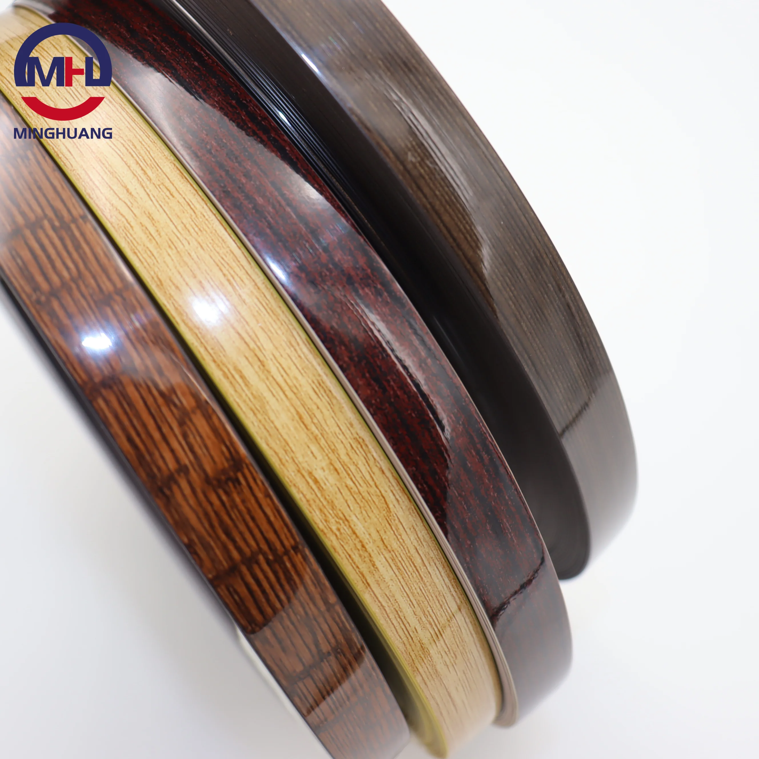 MH 0.4Mm- 2Mm Thickness Pvc Decorative Plastic Desk Wood Furniture Edge Banding And Veneer Edge Banding
