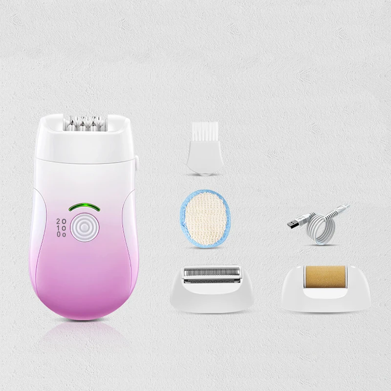 Epilator for Women 3 in 1 Epilator Hair Removal with Electric Razor Bikini Trimmer Cordless Women Electric Tweezers