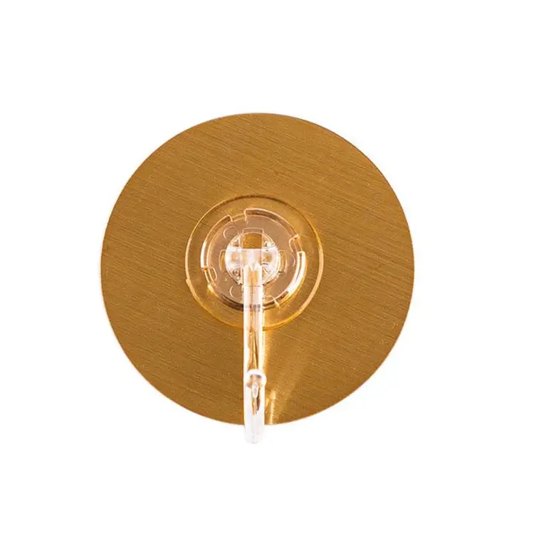 
Powerful Adhesive Hook Seamless Sticky Wall Hooks for Kitchen Punch-free sticky hook can be rotated 360 degrees 