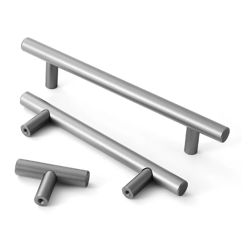 guangdong cabinet modern aluminum plate zinc alloy front exterior pull classic long door handle for interior doors unusual