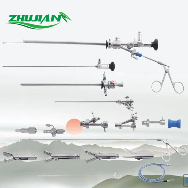 Urological endoscopes urology cystoscope for operating endoscopic surgical for operation instruments set