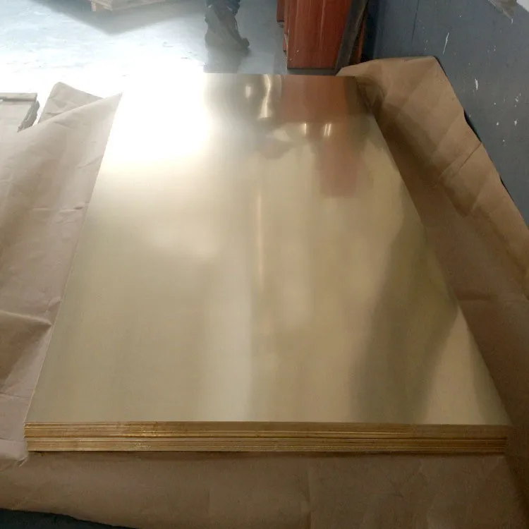 Factory Supply Customized Size 20mm Thick T2 H65 H62 C1100 C1220 C2400 C2600 Brass Copper Plate Sheet