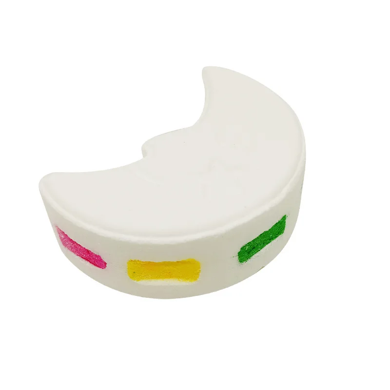 Moon Rainbow Bath Salts Essential Oil Bath  Salt Cleaning Salt Fizzer Ball Coconut Flavor