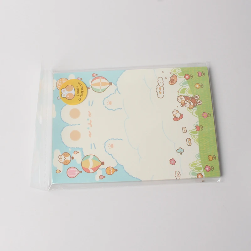 Wholesale custom logo printed mini cute stationery notepads memopad