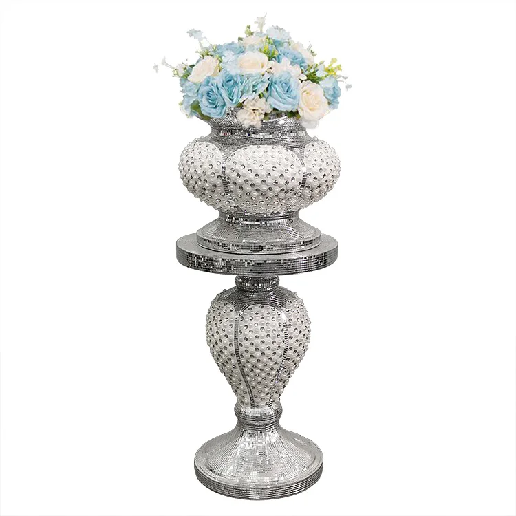 Fashion Custom Fiberglass Large Floor Chinese Luxury Vintage Big Vases For Home Decor