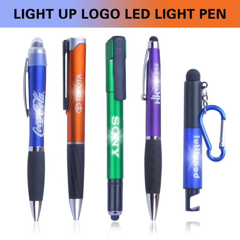 Super Quality Multifunction LED Light Up Stylus Tip Pen for Smart Phone