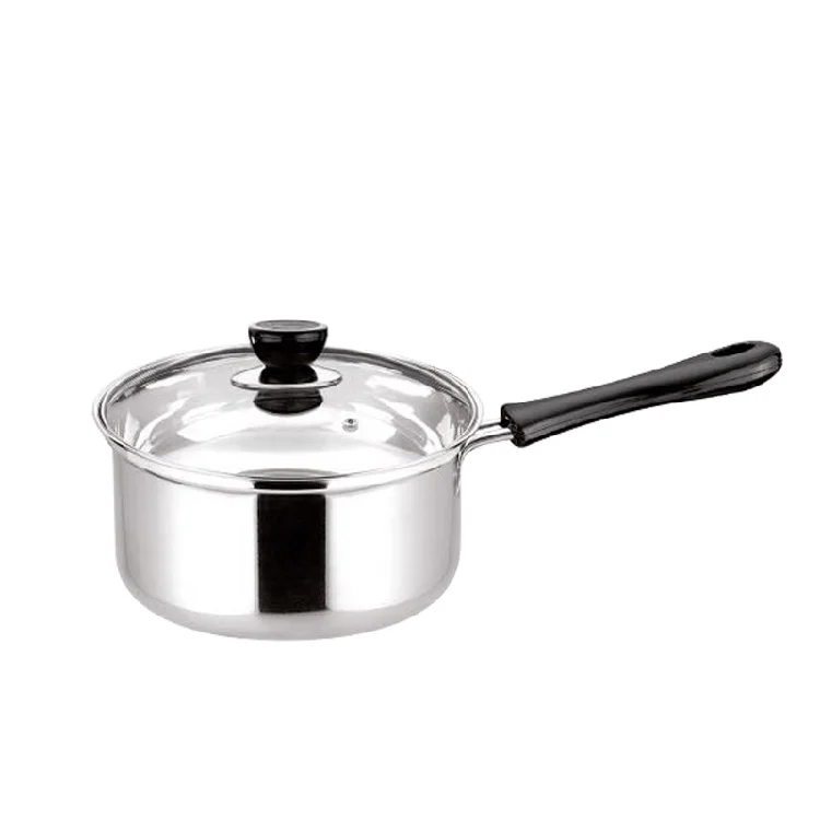 Stainless Steel Milk Pan Soup Pot Set 6 Pieces Kitchenware Gift Set for  cooking pots cookware set with Potassium Chlorate