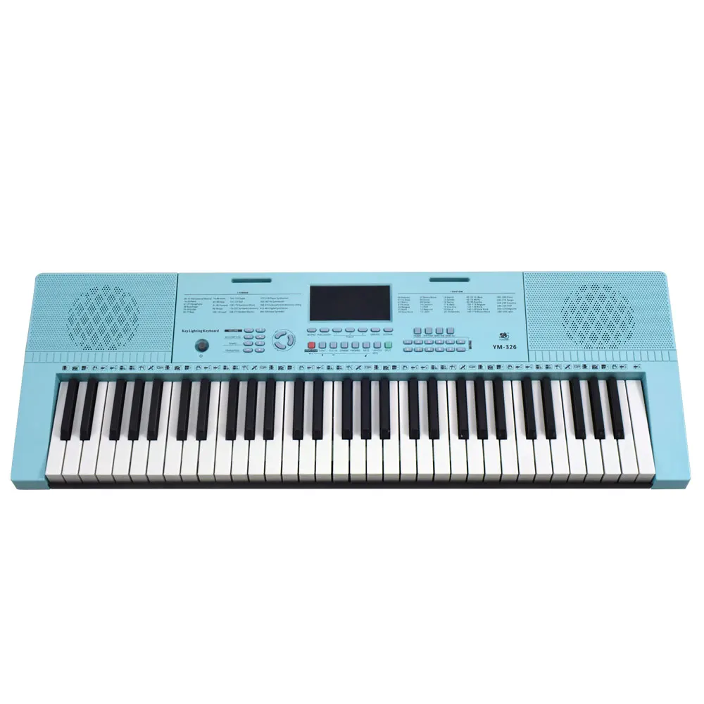 YM-326 510 Timbres 300 Rhythms Multi-Functional Wholesale Price Professional Studio Keyboard Piano  Keyboard Light Up