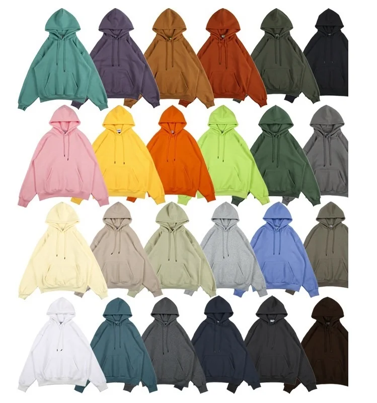 TOPKO High Quality Custom Logo Factory OEM ODM Oversize Men Women Unisex Streetwear Plus Size Pullover Hoodies Sweatershirts