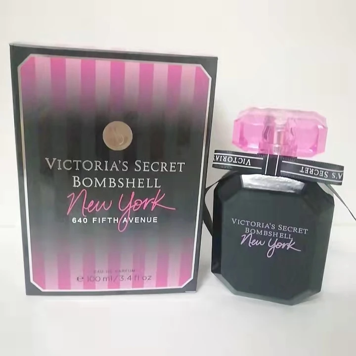 RTS Wholesale High Quality 100ml Victoria Bombshell New York Eau De Perfume Lasting Fragrance Spray for Men and Women With Gift