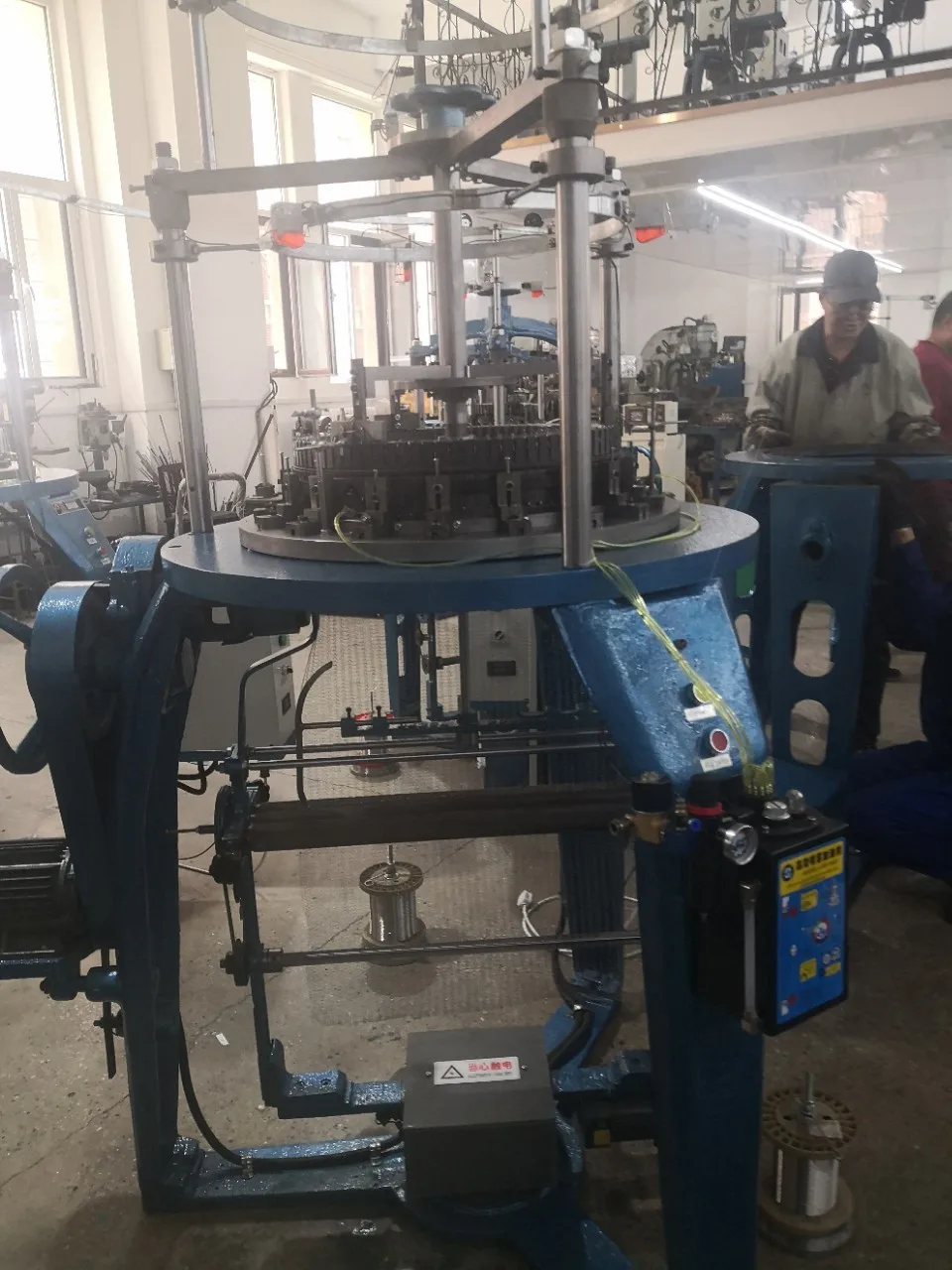 Full Automatic Metal iron copper Wire Mesh circular Knitting Machine mesh making machines For Automobile/Car Muffler