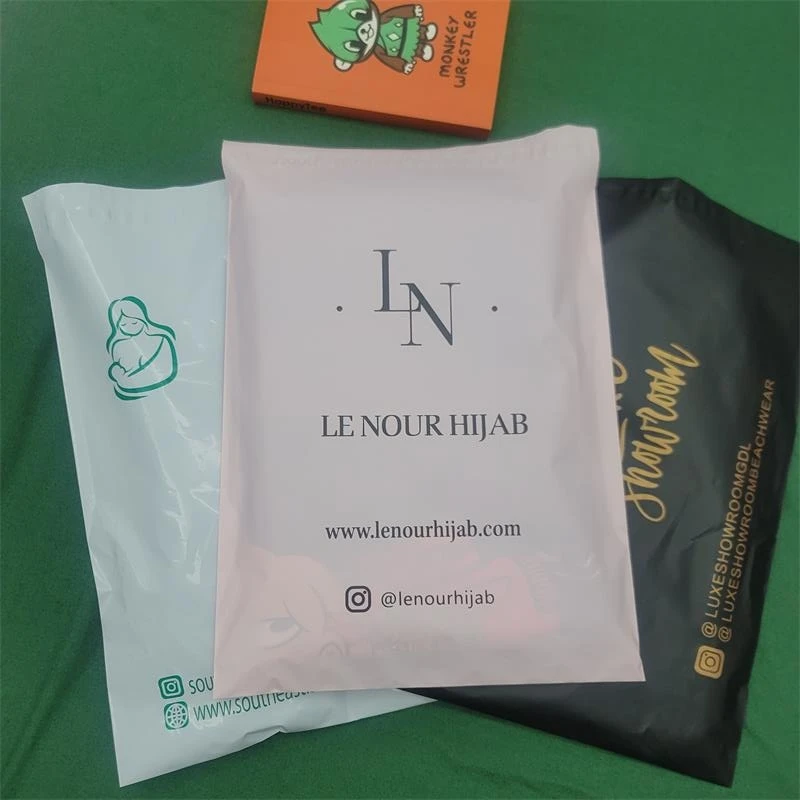 Custom Mailing Bags Eco New Plastic Thick Courier Postage Envelope Shipping Packaging White Poly Mailer Mail Bag for Clothing