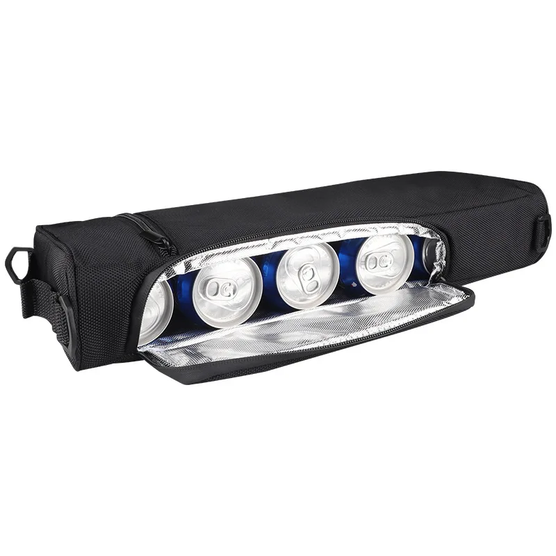 Insulated Beer Cooler Holds a 6 Pack of Cans or Two Bottles of Wine Golf Sports Cooler Bag