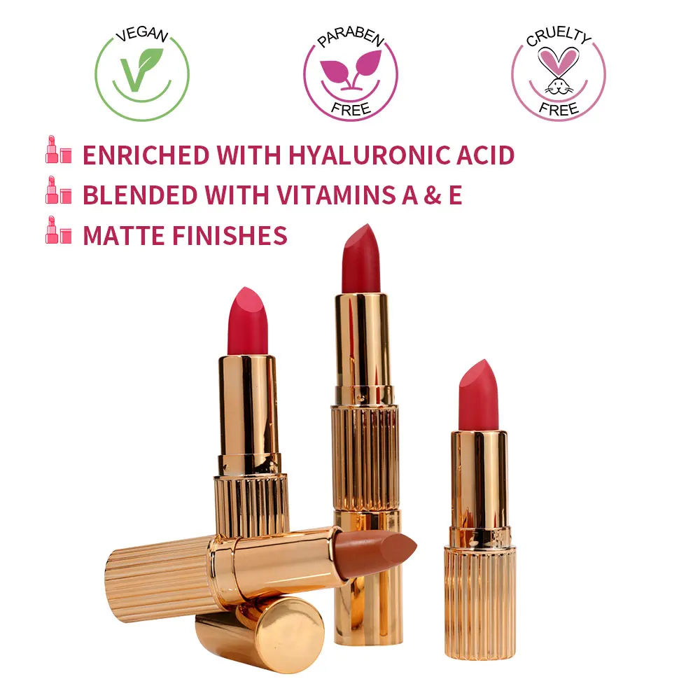 OCHAIN Factory Direct Sale Waterproof Makeup New Design Low MOQ Nude Matte Lipstick