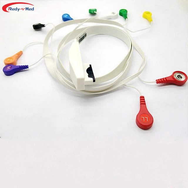 Проводной кабель для ЭКГ-ЭКГ 10 свинцовых проводов морантара Мортара Eli150c Eli230 Eli250c Eli350