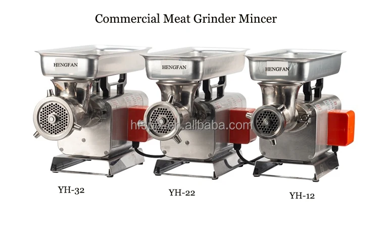 HF22 12 32 Heavy Duty Automatic Meat Grinder Machine  Whole Fish Grinding Machine  Meat Cutter Machine for Mincing  Pork Chicken