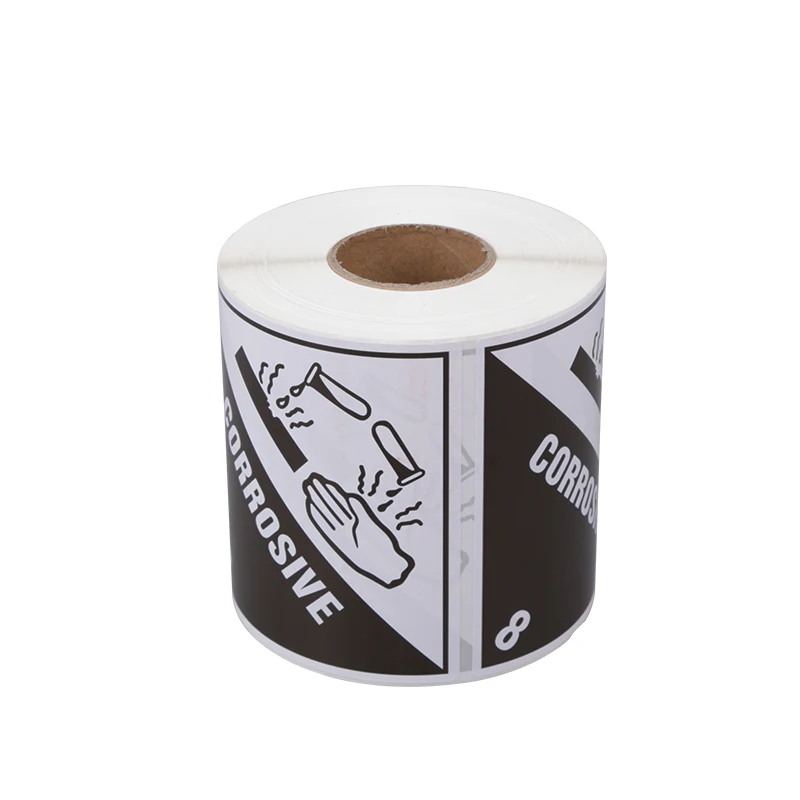 Free Sample sticker label security  customize pattern 80X100X500 Thermal Label A6 500 Pcs security seal sticker