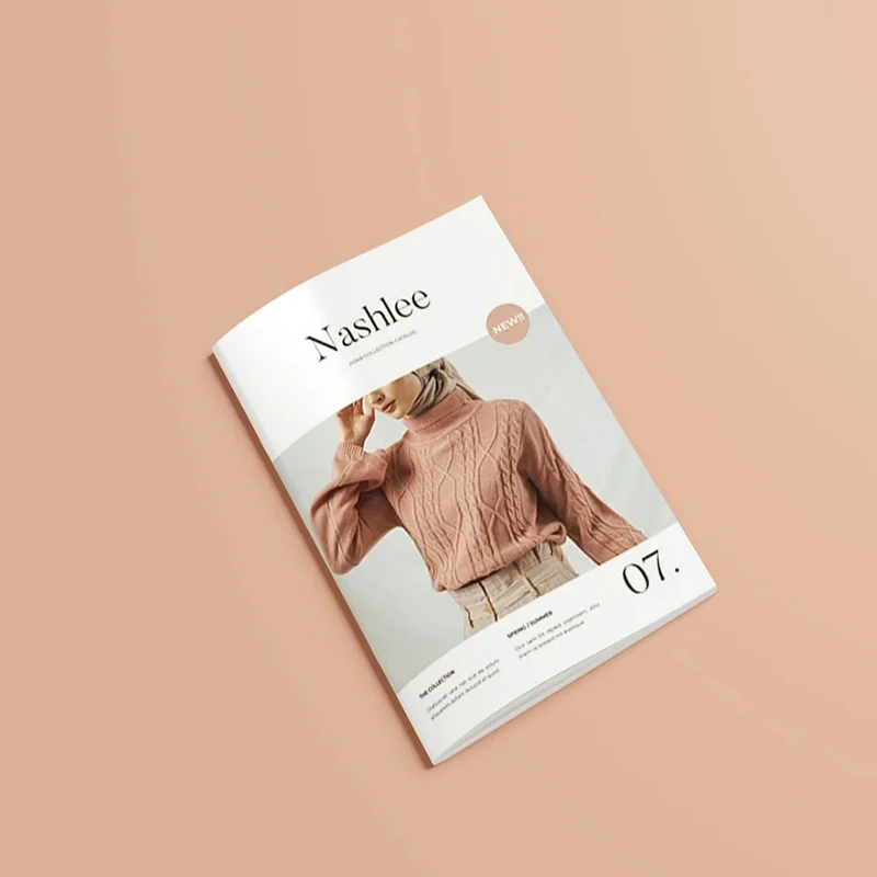 New Product Wholesale Fashion Design Brochure Printing Booklet Custom Brochure Clothing Display Stand Chinese Brochure Suppliers