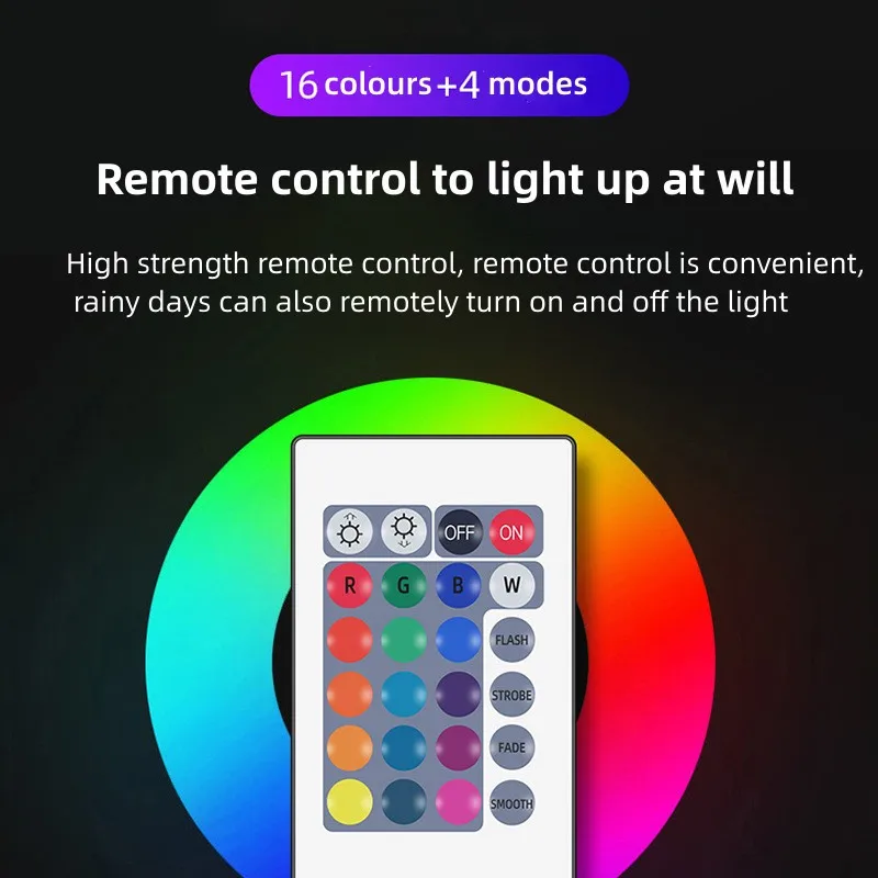 RGB 20w 30w 50w 100w 150w 200w Waterproof IP65 LED Floodlight Outdoor RGB Flood Light Garden Lights Reflector Projector lamp