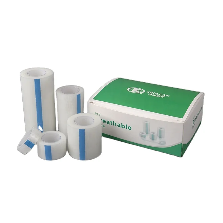 Микропористая хирургическая дышащая полиэтиленовая прозрачная клейкая лента