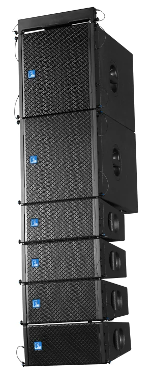 6'high efficiency mid-bass units 1'exit throat voice coil HF drivers  small sized line array speaker DLA 206