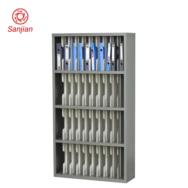 Popular office steel filing cabinet customized KD structure 5 tiers layers mental filing cabinet without door