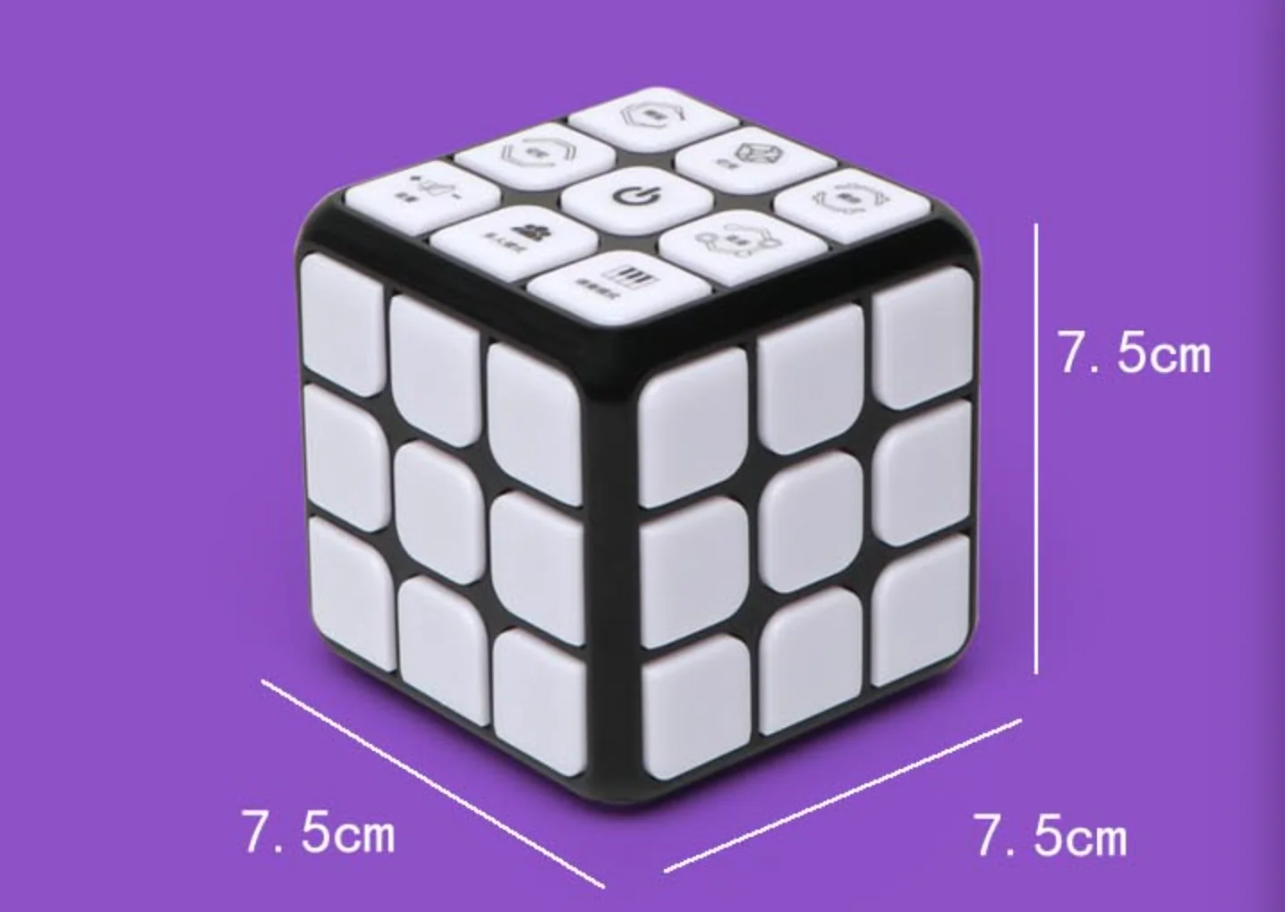 Battery Operated Musical Cubes Game Anti Stress Children Toy  7 Games Other Educational Toys  LED Magic Cube