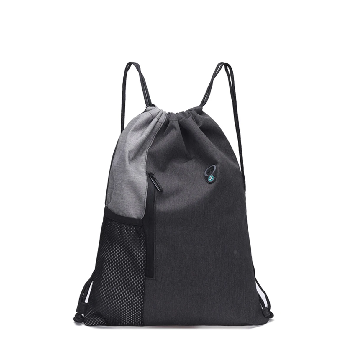 Unisex High Quality Gym Bag With Headphone Jack Waterproof Foldable Drawstring Backpack