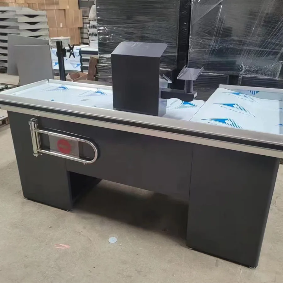 Checkout Counter Cashier Table For Convenience Store, Retail Shop Checkout Counter