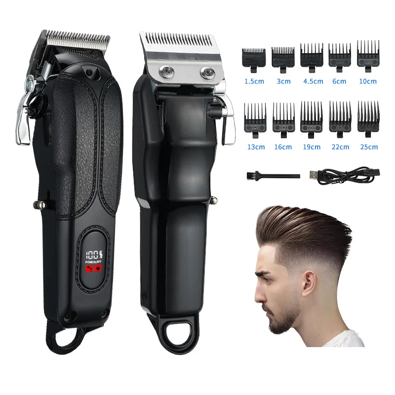 Professional Private Label New Barber Hair Cordless Trimmer Men Clipper Electric Hair Clipper
