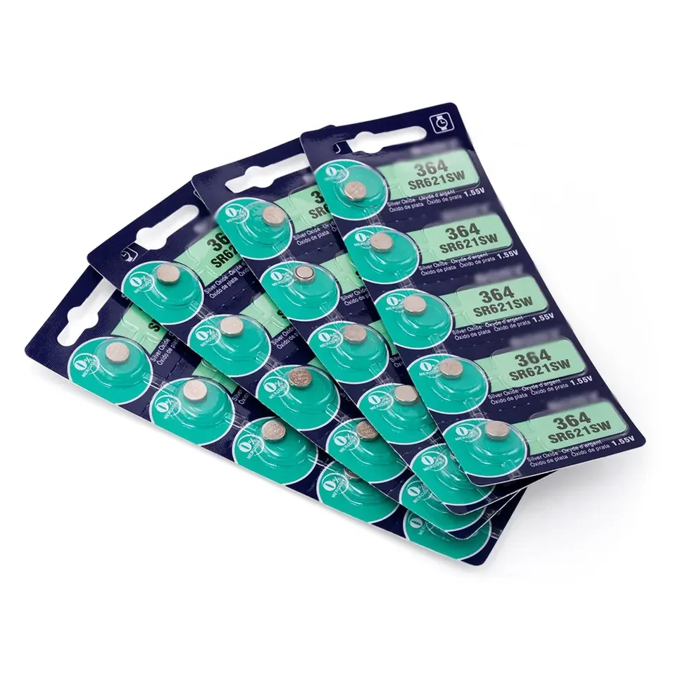 Flydatronic good price for maxell 364 Original 1.55V Silver Oxide Watch Battery 364 SR621SW V364 SR60 SR621 AG1 Button Coin Cell