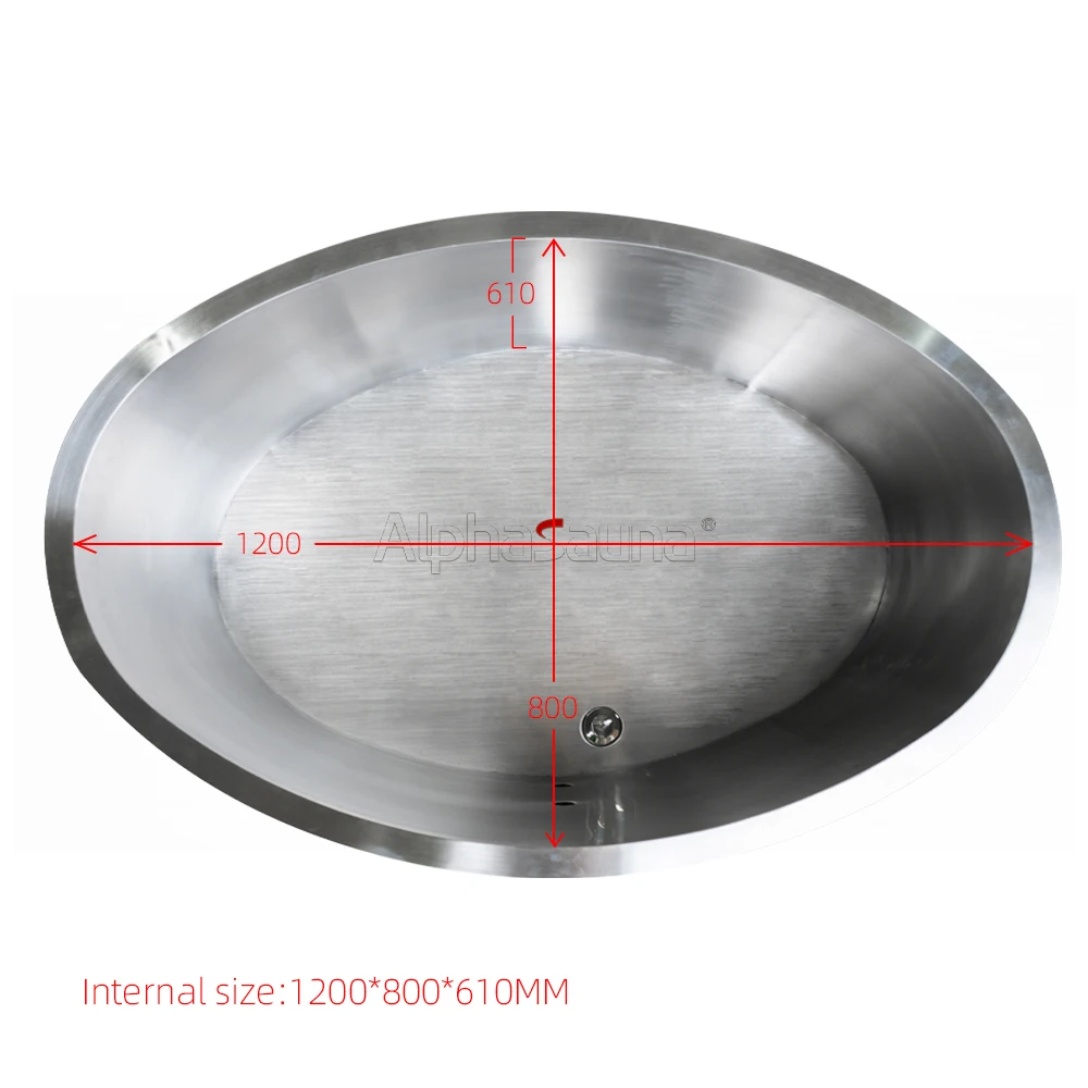 New Design Wooden Outdoor Wood Whole Body Cold Plunge Ice Bath Cryo With Ozone Chiller