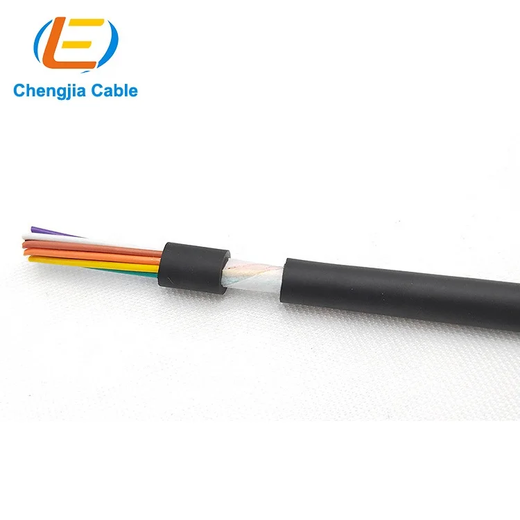 Chengjia waterproof high flexibility Cable 300/500V copper PVC 4 core 0.75mm2 robot CNC cable for mining and trailing