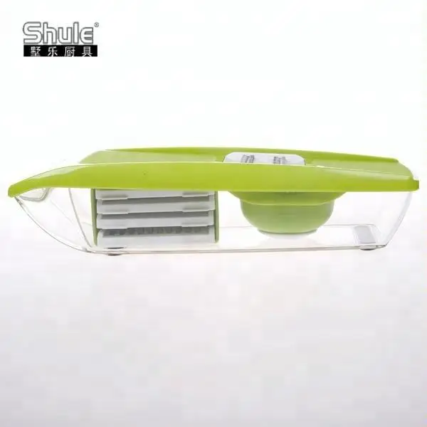 Shule Hand Operated Vegetable Slicer Cutter Food Chopper Kitchen Tools Adjustable Multifunction Mandoline Slicer