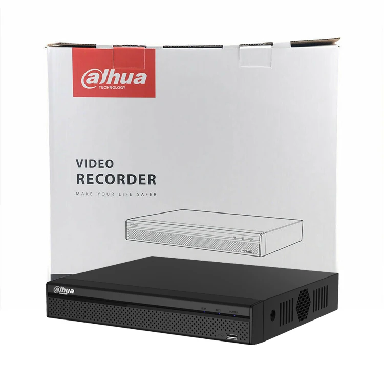 DAHU 4K 8MP HD H.265 1U 8 Channel NVR 8 Ports POE Plug and Play Smart Network Video Recorder