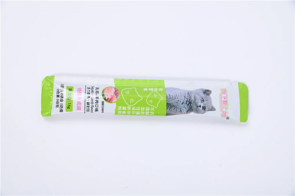 Factory Direct 16g Nutritional Cream Wet Cat Food Full Price Cat Treats with Premium Nutrition Premium Quality Cat Treats