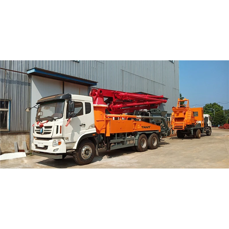 hot selling betoniera Howo Chassis JS 500 model Low Maintenance Cost used concrete without truck wharf cement mixer pump