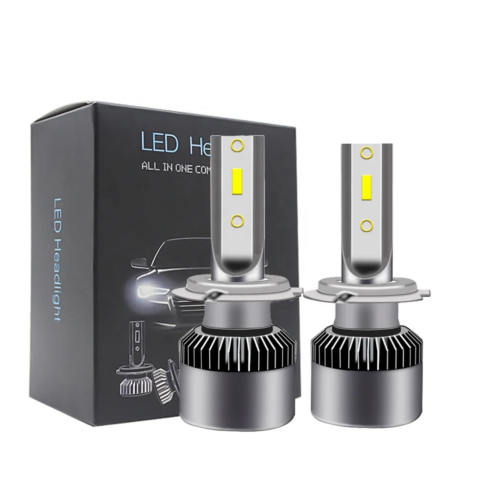 CSP 8000LM H4 H7 LED H1 H3 H8 H11 3000K 4300K 6000K 8000K 9005 9006 HB3 HB4 881 фар автомобиля свет 80W 12V