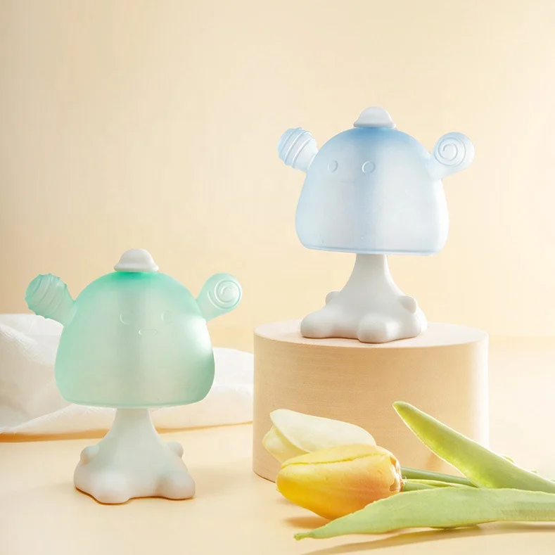 Food Grade Silicone Toys For Children During Teething Period Baby Teeth Grinding Rod  Chewing Safety Teether