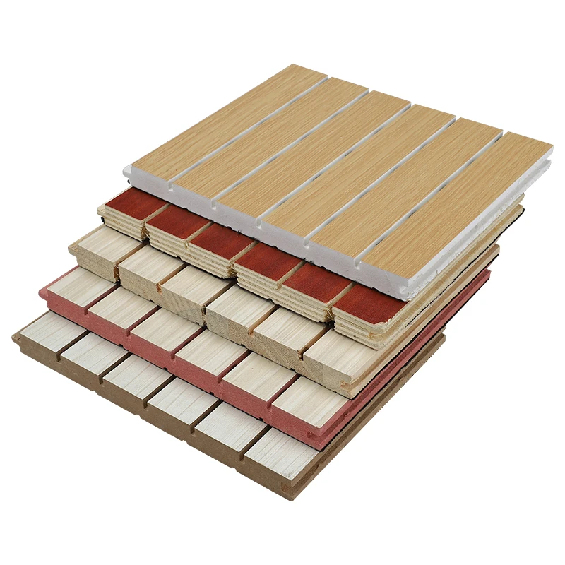 Waterproof MDF WPC wood material interior cladding wall decoration Soundproof Acoustic Panels