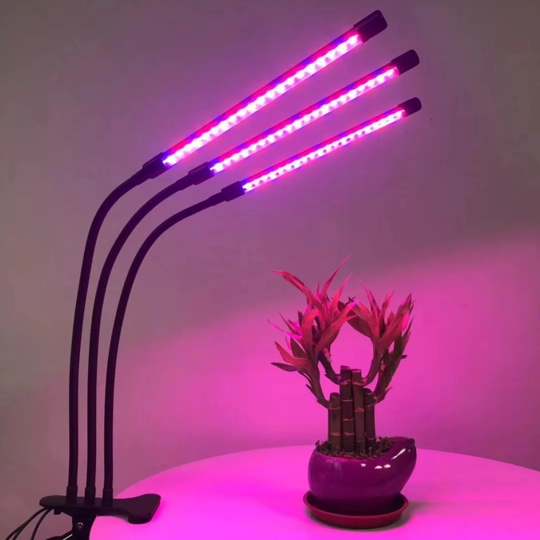 Desktop Clip Phyto Lamps For Plants Flowers Grow Usb Led Grow Light Full Spectrum Multiple Modes Clip-On Plant Lamp