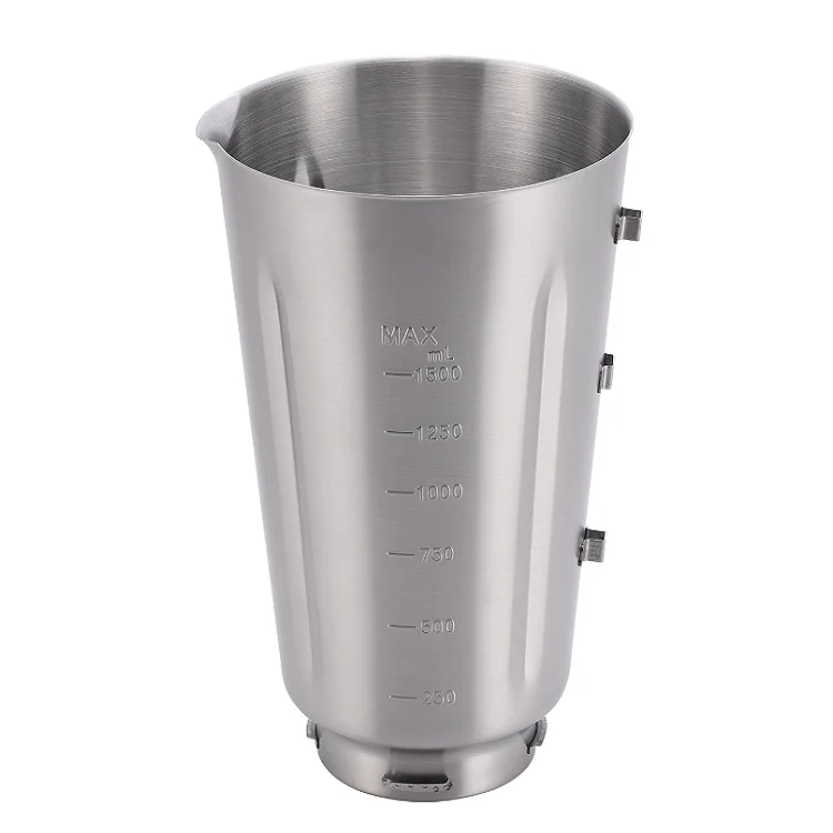 
Silver Stainless Steel Blender Food Jar Cooking Machine Accessories 